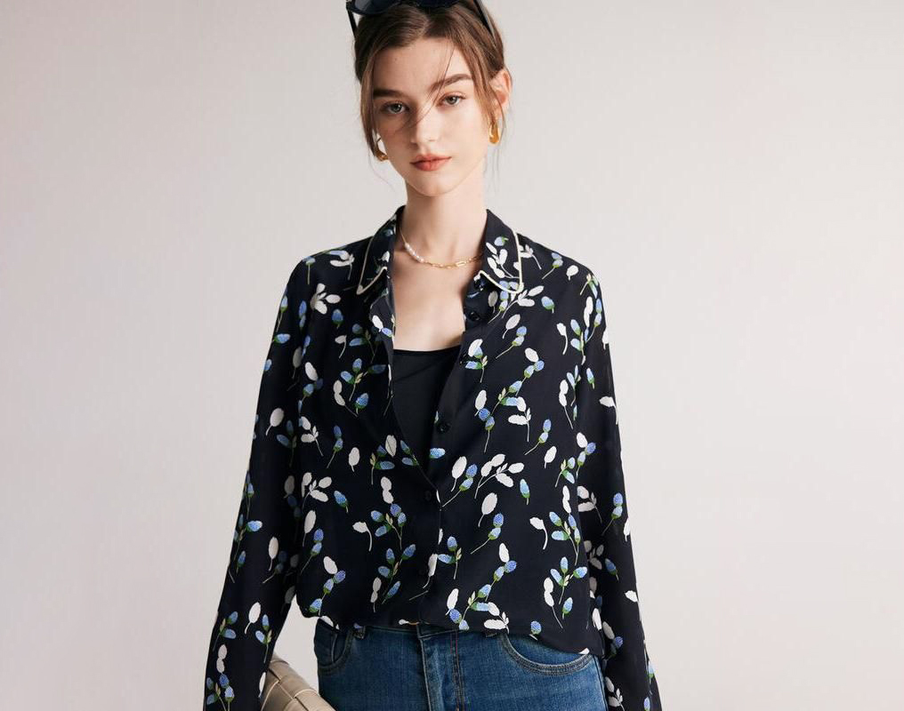 Floral Silk Blouse